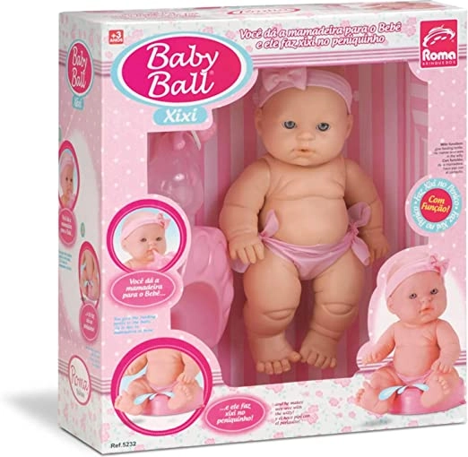 Boneca Baby Ball Xixi Roma