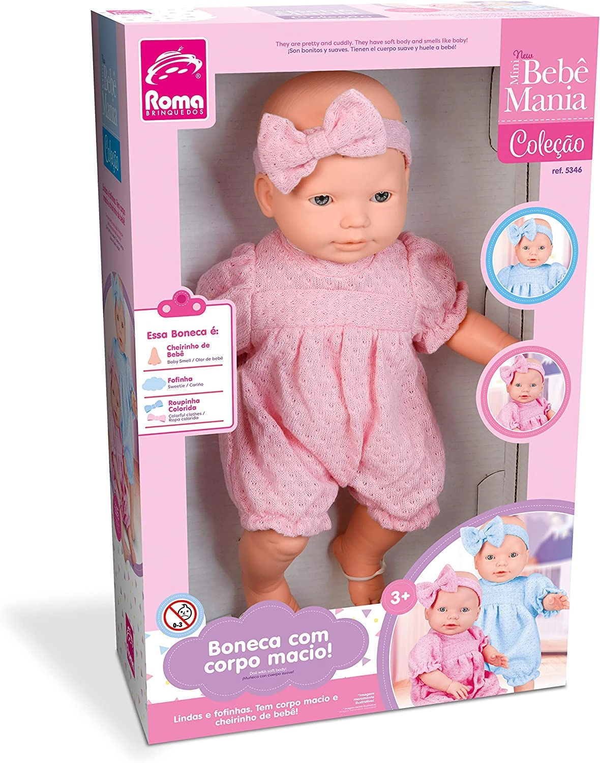 Boneca Jensen New Mini Bebê Mania