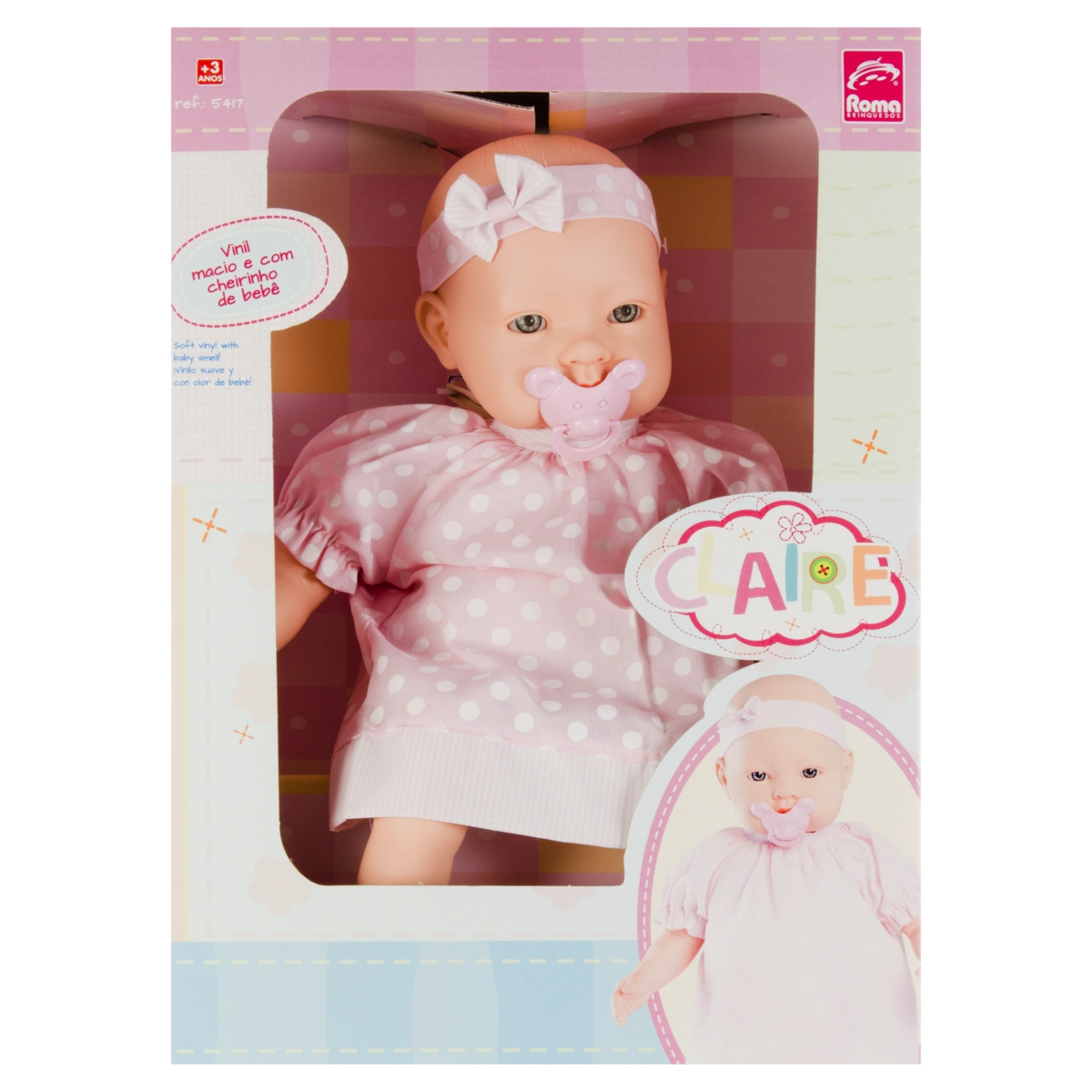 Boneca Claire Roma Brinquedos