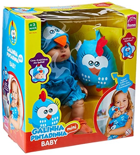 Boneca Meu Bebê - Galinha Pintadinha - Mini - Baby - Roma