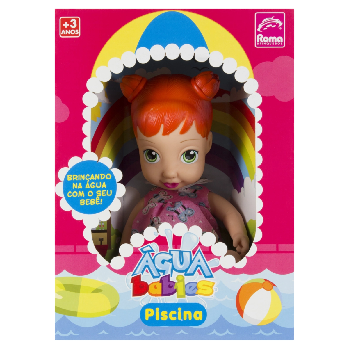 Boneca Piscina Roma Brinquedos água Babies