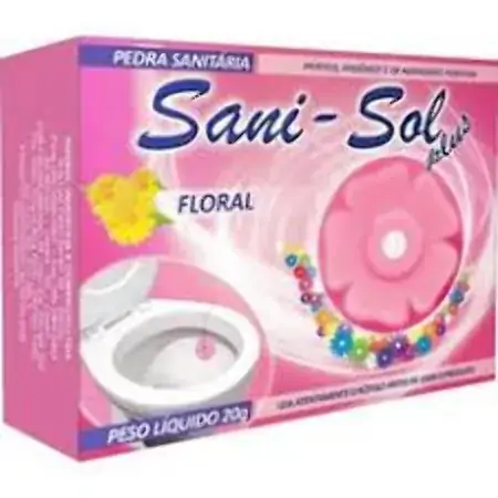 Pedra Sanitaria Sani Sol 20gr Floral