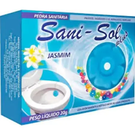 Pedra Sanitaria Sani Sol 20gr Jasmim
