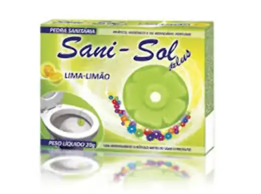 Pedra Sanitaria Sani Sol 20gr Lima Limao