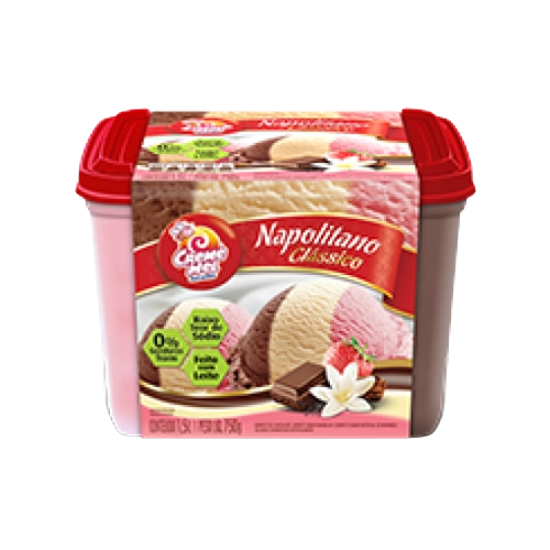 Sorvete Creme Mel 1,5l Napolitano