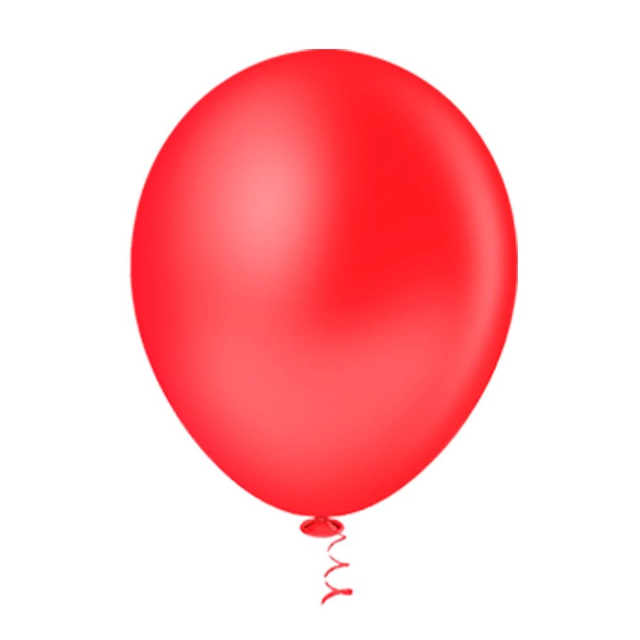 Balao Pic Pic 5 Liso Red Vermelho C/50