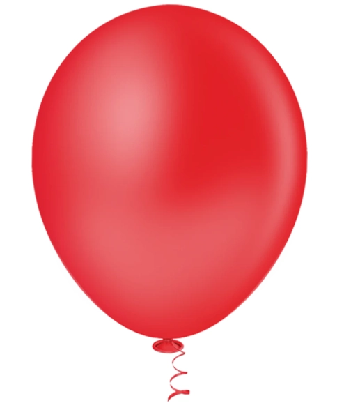 Balao Pic Pic 10 Liso Red Vermelho C/50