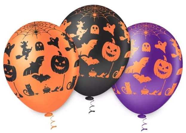 Balao N¿10 Halloween Sort C/25 Pic Pic