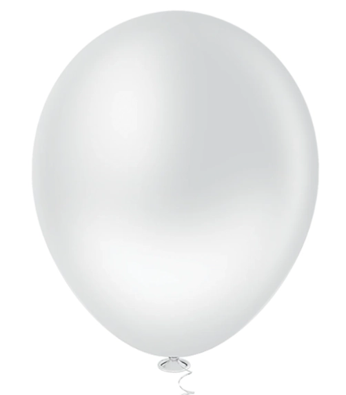 Balao Liso Redondo 16 Branco C 12 Cod 10