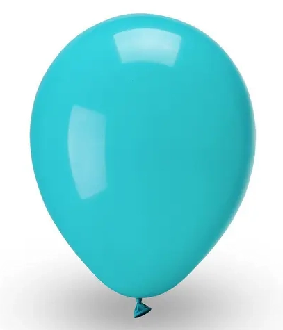 Balao Liso 5 Azul Turquesa C/50 Pic Pic