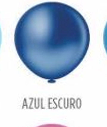 Balão Ball Azul Escuro Pic Pic 50un