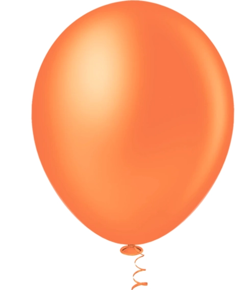 Balao Liso 16 Laranja C/12 Pic Pic