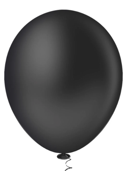 Balao Liso 12 Preto C/12 Pic Pic