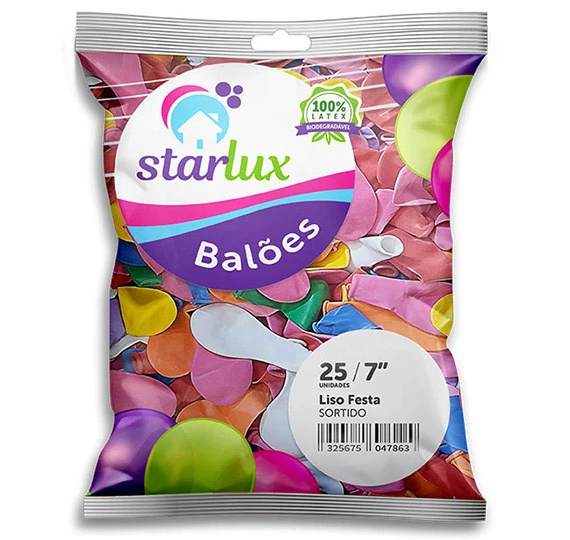 Starlux Balao Liso 70 Sortido 5x25un R