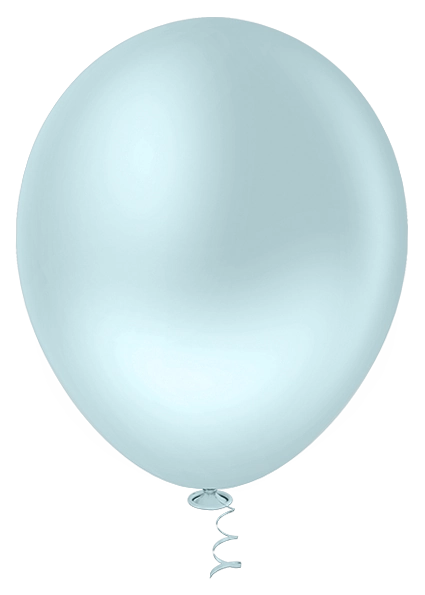 Balao Liso Granfesta 9 Candy Azul C/50 Pic Pic