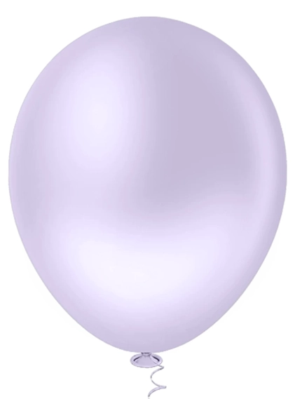 Balao Liso Granfesta 9 Candy Lilas C/50 Pic Pic