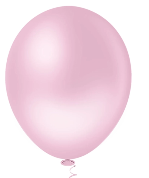 Balao Liso Granfesta 9 Candy Rosa C/50 Pic Pic