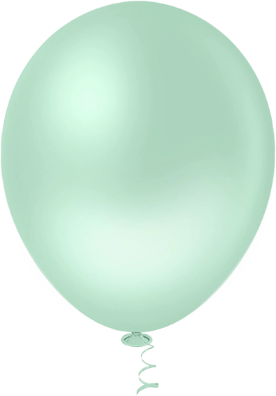 Balao Liso Granfesta 9 Candy Verde C/50 Pic Pic