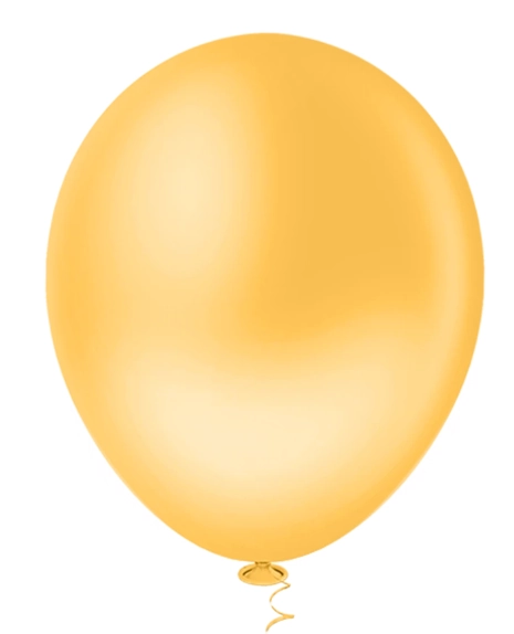 Balao Picpic Amarelo Papaya 16 C/12 Un
