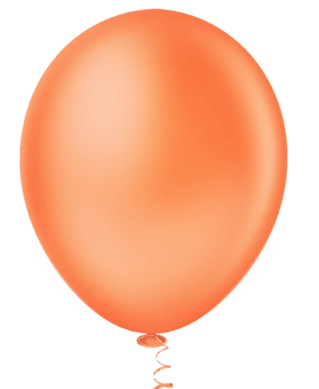 Balao Red Neon 16 Laranja Pic Pic 25un C
