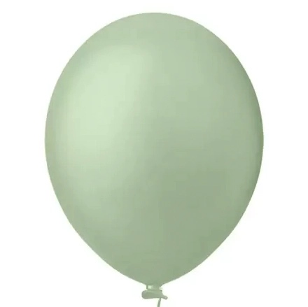 Balao 9 Liso Red Granf Verde Eucalipto C/50 Pic Pic