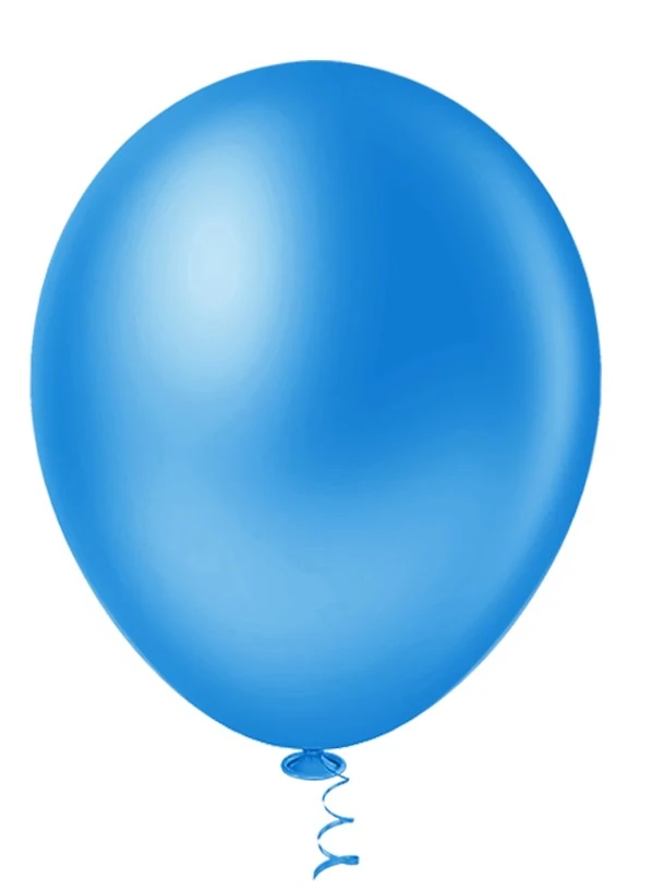 Balao Gf Red Liso N10 Azul C/50 Und Pic Pic