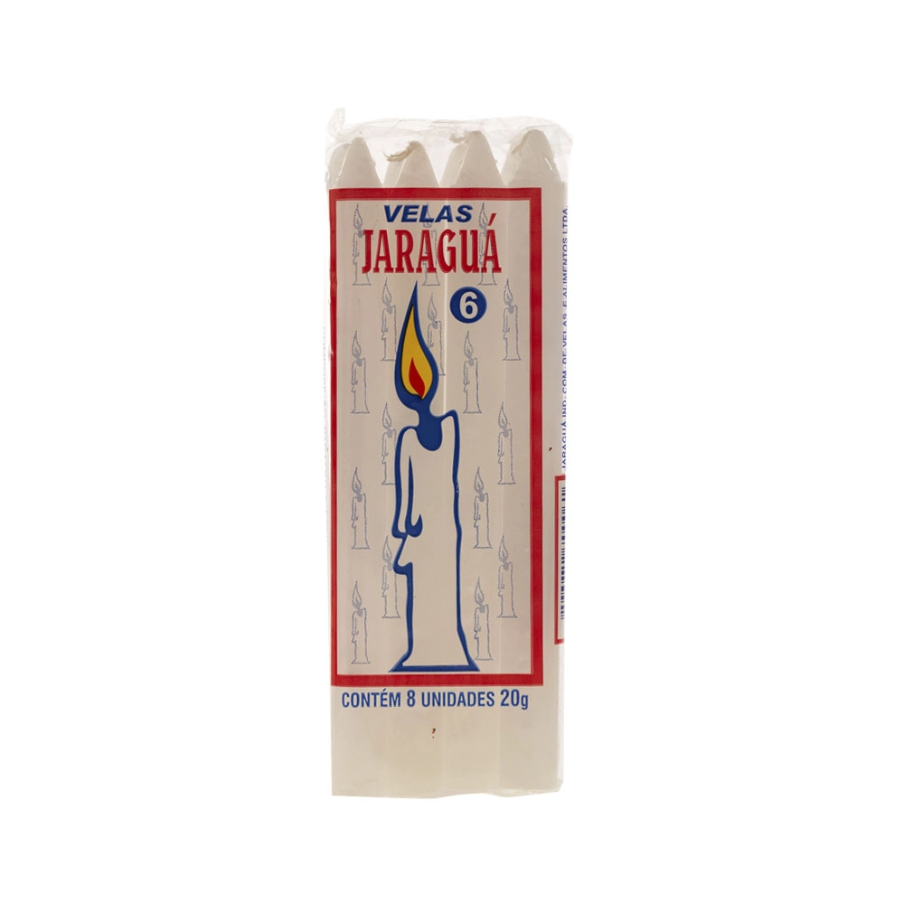Vela Palito Branca N 6 Jaragua