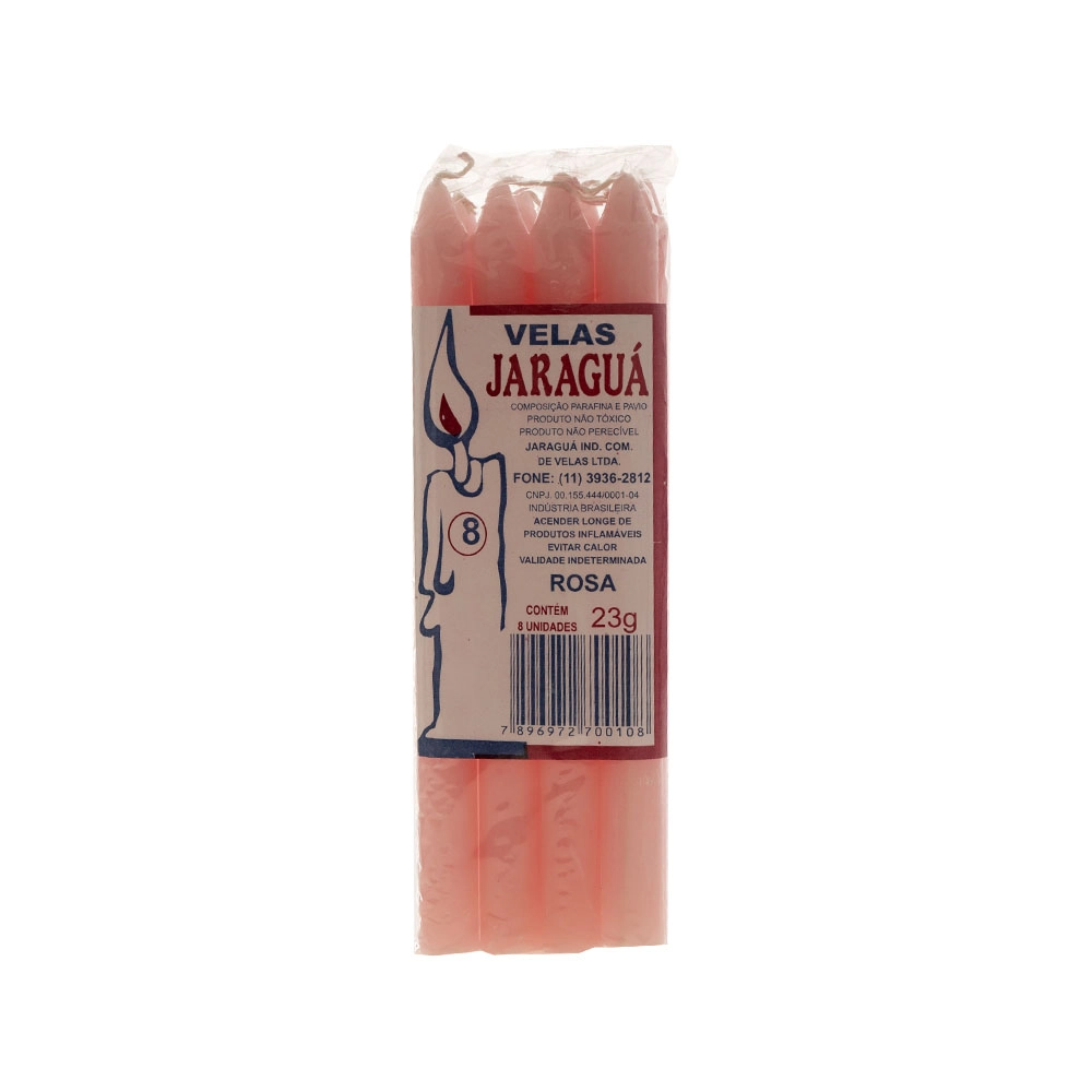 Vela Jaragua N8 C/8 Vermelha