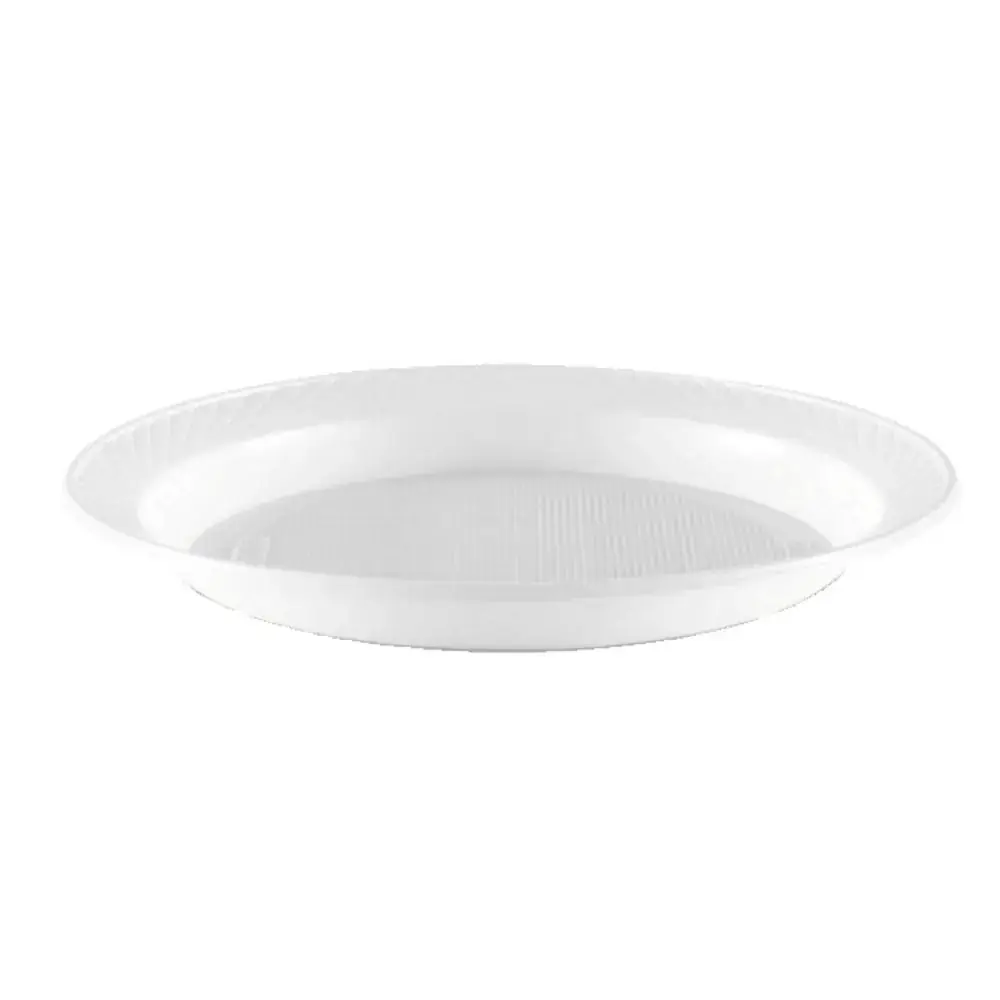 Prato Plast Copaza Branco 21cm 10unidade