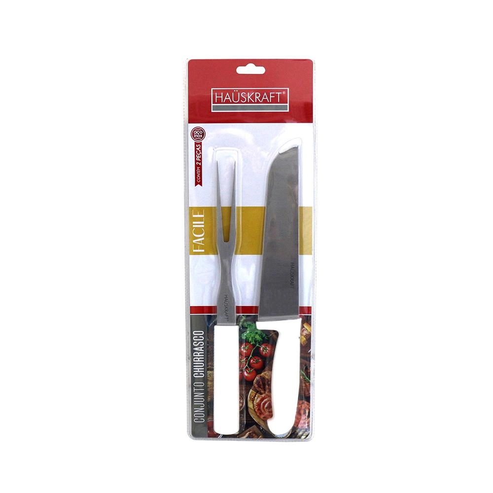 Conjunto Churrasco Garfo e Faca FACILE 2 Peças