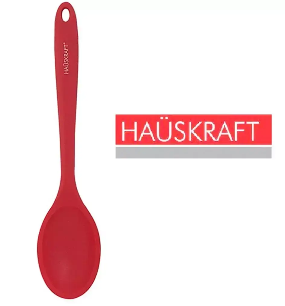 Colher de Arroz Pequena de Silicone com Furo no Cabo