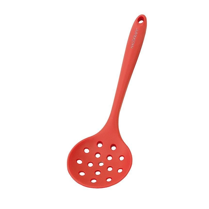 Escumadeira Culinária de Silicone com Furo no Cabo