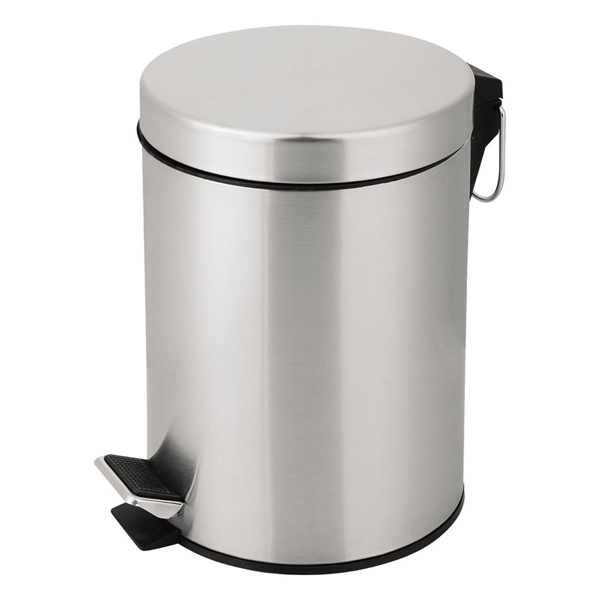 Lixeira Inox C/ Pedal 3l