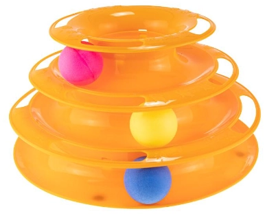 Brinquedo Para Gato Corre Corre Torre De Bolinhas Western