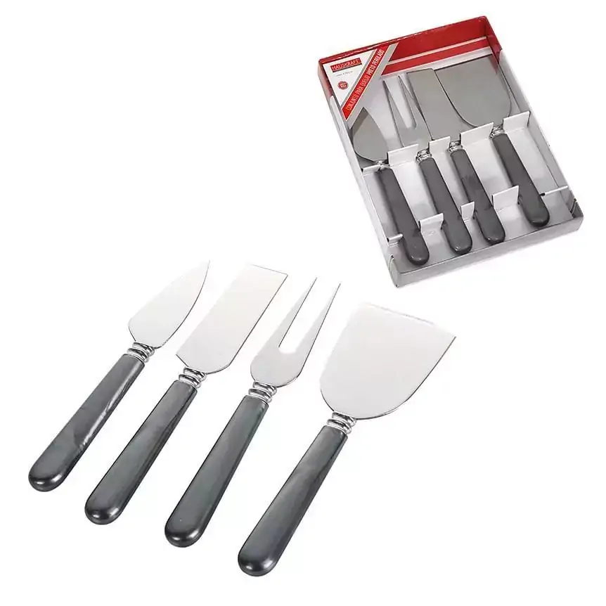 Conjunto para Queijo 4 Peças Preto Hauskraft
