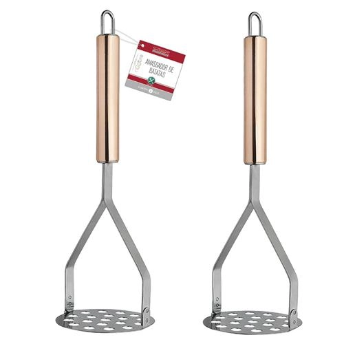 Amassador Legumes Hauskraft Inox 25cm Un