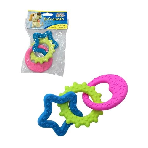 Brinquedo Mordedor Formas 8,3Cm Western Pet
