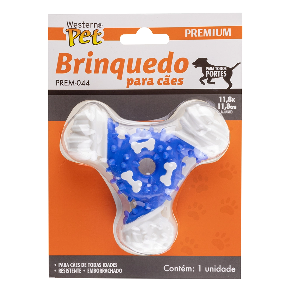 Brinquedo Cao Osso 3 Pontas Western Pet