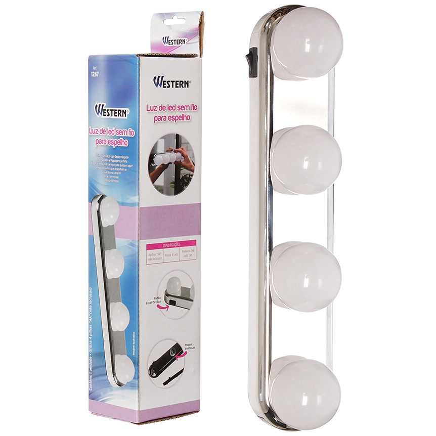 Luz Led Espelho 1267 Etilux