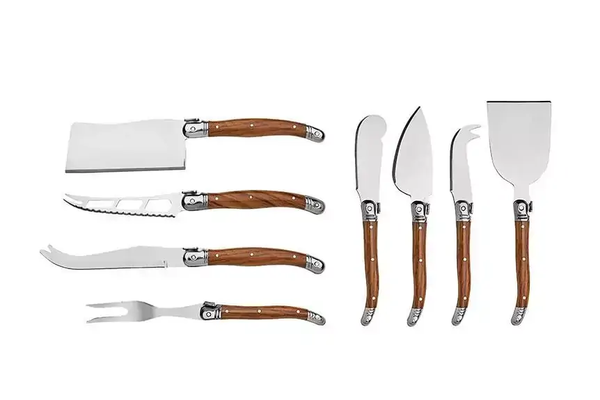 Conjunto para Queijo Madeira 8 Peças Hauskraft