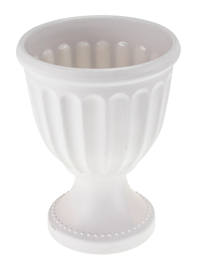 Vaso Melamina Tulipa 15 cm Branco Hauskraft