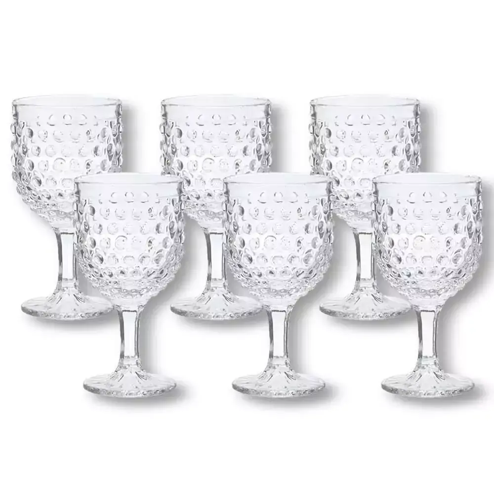 Jogo C/ 6 Taças P/ Vinho Hauskraft 345ml Points - Premium