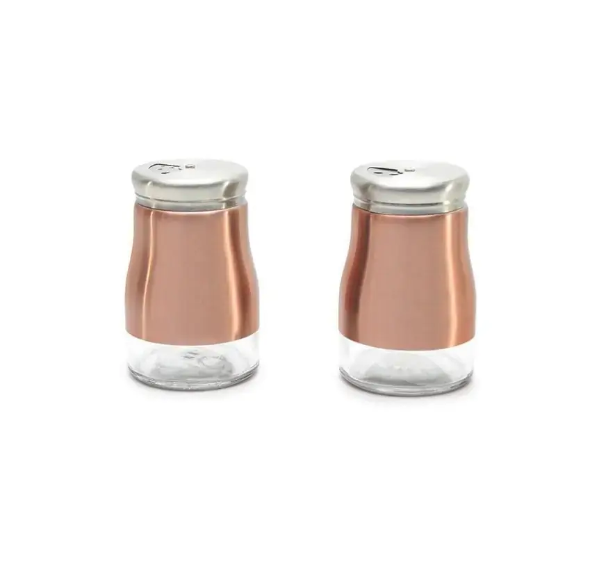 Saleiro/Pimenteiro Inox Rose 2 Peças Hauskraft