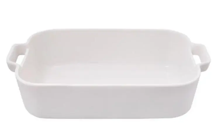 Travessa Refrataria Retangular Porcelana 23,9cm Hauskraft