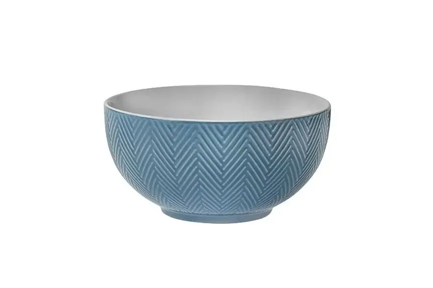 Bowl Textura Frozen 540Ml Azul Hauskraft