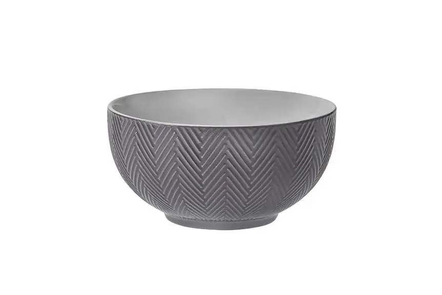 Bowl Textura Frozen 540Ml Cinza Hauskraft