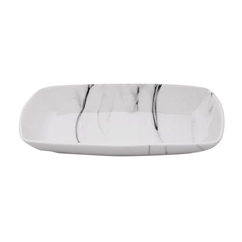 Travessa Retangular Marble Porcel 19 cm Hauskraft