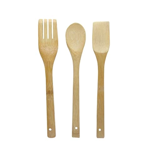 Utensilios De Bambu 3 Peças Western Home