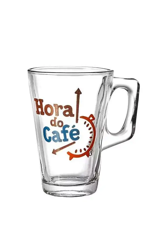 Caneca Printed Hora 230Ml 3 Peças Hauskraft