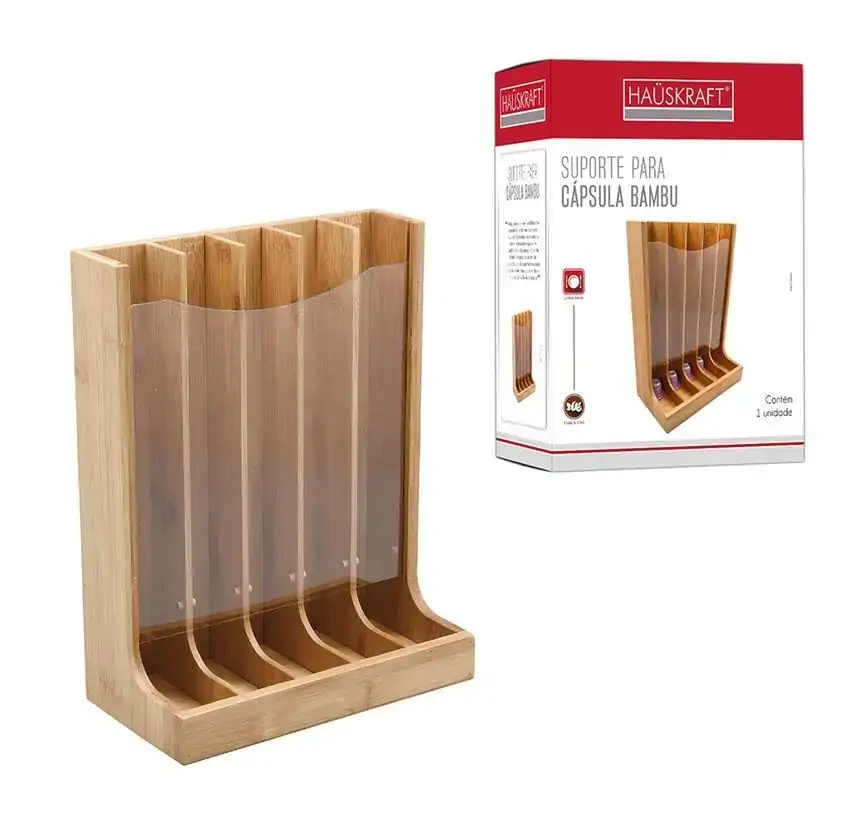 Suporte para Cápsula Bambu 30 cm Hauskraft